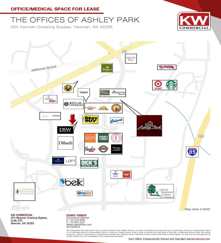 THE OFFICES OF ASHLEY PARK: 354 Newnan Crossing Byp, Newnan, GA 30265